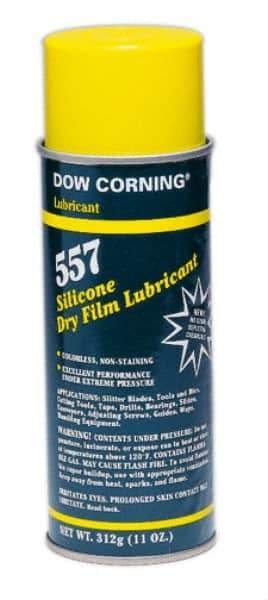 Dow Corning - 16 oz Aerosol Dry Film Moly/Silicone Lubricant - Clear, -40°F to 110°F - USA Tool & Supply