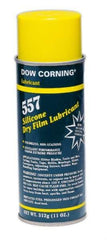 Dow Corning - 16 oz Aerosol Dry Film Moly/Silicone Lubricant - Clear, -40°F to 110°F - USA Tool & Supply