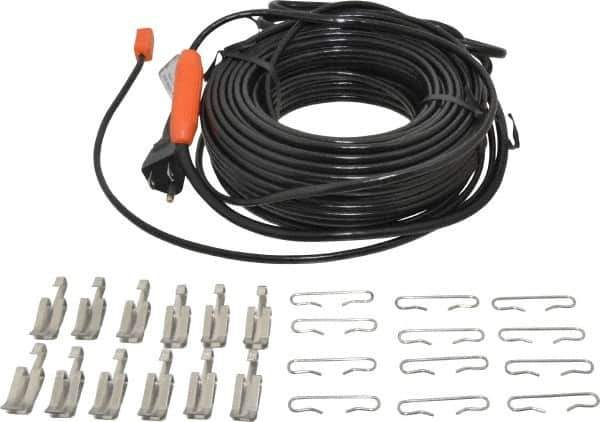 EasyHeat - 100" Long, 500 Watt, Roof Deicing Cable - 120 Volt Input - USA Tool & Supply