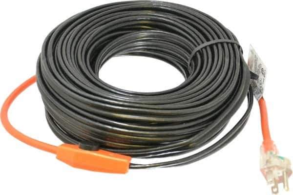 EasyHeat - 80' Long, Preassembled, Fixed Length, Fixed Wattage, Protection Heat Cable - 120 Input Volts, 560 Watts - USA Tool & Supply