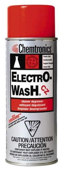 Chemtronics - 12 Ounce Aerosol Electrical Grade Cleaner/Degreaser - 17 kV Dielectric Strength, Nonflammable, Plastic Safe - USA Tool & Supply