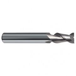 1" Dia. - 4" OAL - 45° Helix Bright Carbide End Mill - 2 FL - USA Tool & Supply