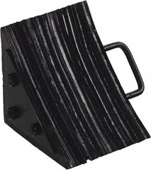 Vestil - 7-1/2" Wide x 8" High x 8" Deep, Rubber Wheel Chock - USA Tool & Supply