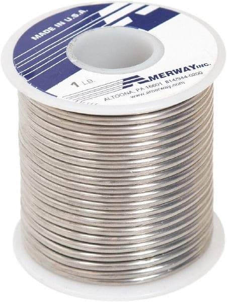 Made in USA - 1/16 Inch Diameter, 97SN/3CU, Lead Free Solder - 1 Lb., 16 Gauge - Exact Industrial Supply