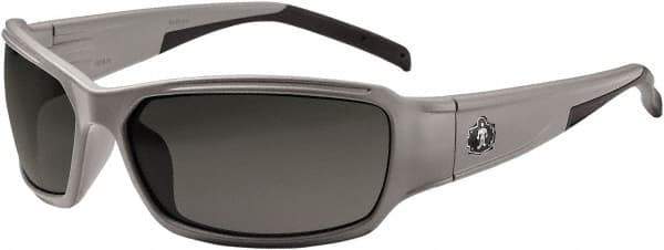 Ergodyne - Smoke Lenses, Framed Polarized Glasses - Uncoated Lenses, Size Universal, Wrap Around - USA Tool & Supply