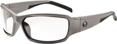 Ergodyne - Clear Lenses, Framed Safety Glasses - Uncoated Lenses, Size Universal, Wrap Around - USA Tool & Supply