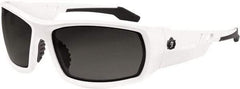 Ergodyne - Smoke Lenses, Framed Safety Glasses - Uncoated Lenses, Size Universal, Wrap Around - USA Tool & Supply