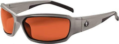 Ergodyne - Copper Lenses, Framed Polarized Glasses - Uncoated Lenses, Size Universal, Wrap Around - USA Tool & Supply