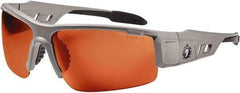 Ergodyne - Copper Lenses, Framed Polarized Glasses - Uncoated Lenses, Size Universal, Wrap Around - USA Tool & Supply