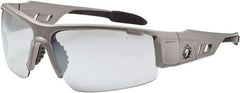 Ergodyne - Indoor/Outdoor Lenses, Framed Safety Glasses - Uncoated Lenses, Size Universal, Wrap Around - USA Tool & Supply