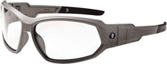 Ergodyne - Clear Lenses, Framed Safety Glasses - Uncoated Lenses, Size Universal, Wrap Around - USA Tool & Supply