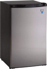 Avanti - Refrigerators Capacity: 4.4 Cu Ft Color: Stainless Steel/Black - USA Tool & Supply