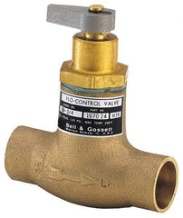 Bell & Gossett - 3/4" Pipe, Bronze Manually Operated Plumbing Valve - Buna Seal, Sweated - USA Tool & Supply