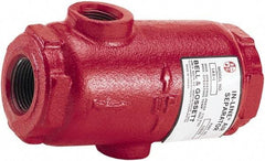 Bell & Gossett - 3" Pipe In Line Air Separator Air Vent - 175 Max psi, FNPT End Connection - USA Tool & Supply
