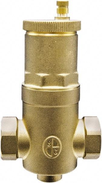 Bell & Gossett - 1" Pipe Enhanced Air Separator Air Vent - 150 Max psi, Sweat End Connection - USA Tool & Supply