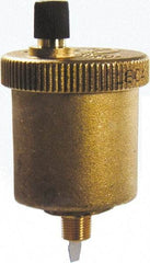 Bell & Gossett - 1/8" Pipe Automatic Air Vent - 150 Max psi, NPTM End Connection - USA Tool & Supply