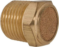 ARO/Ingersoll-Rand - 1/2 Male NPT, 7/8" Hex, 7/8" OAL, Breather Vent - 250 Max psi - USA Tool & Supply