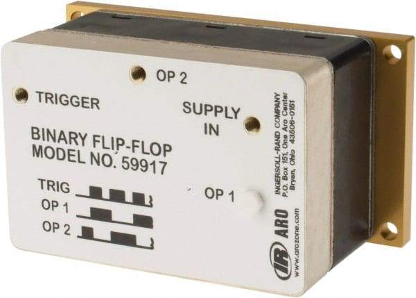 ARO/Ingersoll-Rand - Manually Operated Valves   Valve Type: Binary Flip-Flop    Actuator Type: Palm Button - USA Tool & Supply