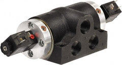 ARO/Ingersoll-Rand - 1" Inlet x 1" Outlet, Solenoid Actuator, Solenoid Return, 2 Position, Body Ported Solenoid Air Valve - 280 CFM, 120 VAC Input, 7.8 CV, 4 Way, 150 psi, 180° Max Temp, -10° Min Temp - USA Tool & Supply
