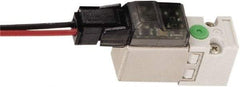 ARO/Ingersoll-Rand - Solenoid Actuator, Spring Return, 2 Position, Body Ported Solenoid Air Valve - 24 VDC Input, 0.01 CV, 3 Way, 100 psi, 122° Max Temp, 44° Min Temp - USA Tool & Supply