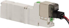 ARO/Ingersoll-Rand - Solenoid Actuator, Solenoid Return, 3 Position, Body Ported Solenoid Air Valve - 110 VAC Input, 0.2 CV, 4 Way, 100 psi, 122° Max Temp, 44° Min Temp - USA Tool & Supply