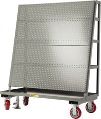 Little Giant - 36" Wide x 60" High x 24" Deep, Pegboard A-Frame with Back Shelf Storage - 2,000 Lb Capacity - USA Tool & Supply