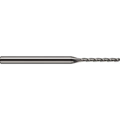 Harvey Tool - 3/64" Diam, 0.57" LOC, 3 Flute Solid Carbide Ball End Mill - Exact Industrial Supply