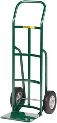 Little Giant - 800 Lb Capacity 47" OAH Hand Truck - 12 x 14" Base Plate, Continuous Handle, Steel, Solid Rubber Wheels - USA Tool & Supply