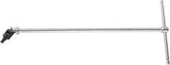 Beta - 3mm Hex, Sliding T-Handle, Swivel Hex Key - 15-1/2" OAL, Steel, Metric System of Measurement - USA Tool & Supply