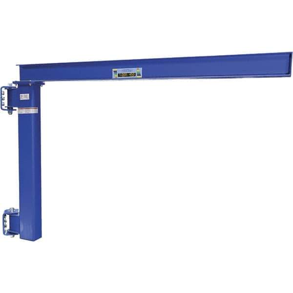 Vestil - 1,000 Lb Load Capacity, Steel Jib Crane - 8' Span - USA Tool & Supply