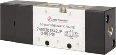 PRO-SOURCE - Specialty Air Valves Valve Type: 5-Way, 3 Position Exhaust Center Actuator Type: Pneumatic Double Acting - USA Tool & Supply