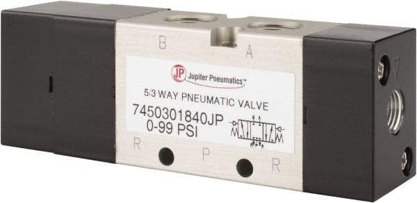 PRO-SOURCE - Specialty Air Valves Valve Type: 5-Way, 3 Position Actuator Type: Pneumatic Double Acting - USA Tool & Supply