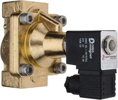 PRO-SOURCE - 3/4", 2/2 Way Steam Series Stacking Solenoid Valve - 24 VDC, 12 CV Rate, 4.98" High x 3.94" Long - USA Tool & Supply