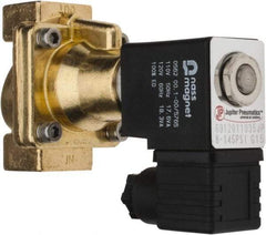 PRO-SOURCE - 1/2", 2/2 Way Steam Series Stacking Solenoid Valve - 110 VAC, 4.5 CV Rate, 4.19" High x 2.76" Long - USA Tool & Supply