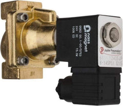PRO-SOURCE - 3/8", 2/2 Way Steam Series Stacking Solenoid Valve - 24 VDC, 4.5 CV Rate, 4.19" High x 2.76" Long - USA Tool & Supply