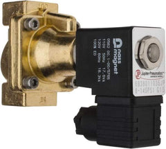 PRO-SOURCE - 3/8", 2/2 Way Steam Series Stacking Solenoid Valve - 110 VAC, 4.5 CV Rate, 4.19" High x 2.76" Long - USA Tool & Supply