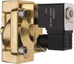 PRO-SOURCE - 3/4", 2/2 Way Stacking Solenoid Valve - 24 VDC, 12 CV Rate, 4.98" High x 3.78" Long - USA Tool & Supply