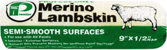 Premier Paint Roller - 1/2" Nap, 9" Wide Paint Roller Cover - Semi-Rough Texture, Lambskin - USA Tool & Supply