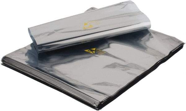 Value Collection - 18" Long x 15" Wide, 3 mil Thick, Clear Metalized Static Shield Bag - Metal-In - USA Tool & Supply