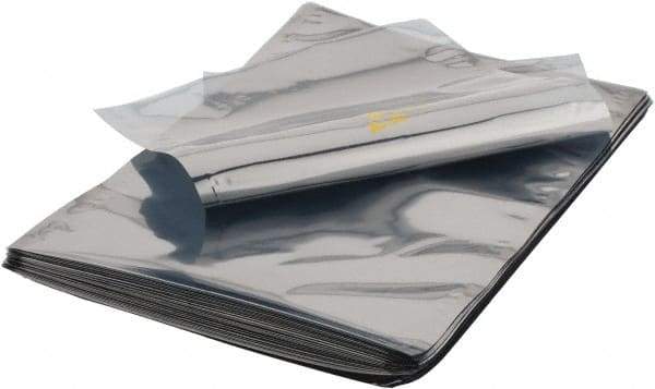 Value Collection - 18" Long x 12" Wide, 3 mil Thick, Clear Metalized Static Shield Bag - Metal-In - USA Tool & Supply