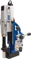 Hougen - 2" Travel, Portable Magnetic Drill Press - 250 & 450 RPM, 9 Amps, 1.5 hp, 1035 Watts - USA Tool & Supply