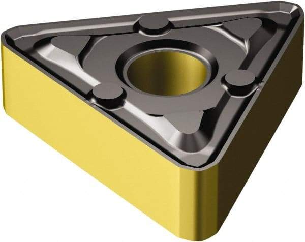 Sandvik Coromant - TNMX333 WM Grade 3210 Carbide Turning Insert - 60° Triangle, 3/8" Inscr Circle, 3/16" Thick, 3/64" Corner Radius - USA Tool & Supply