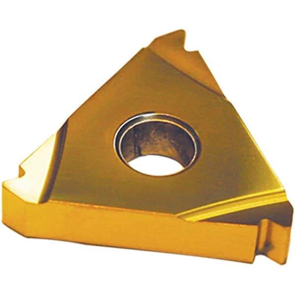 Tool-Flo - L43 Internal 8 API Round Laydown Threading Insert - Grade AC50D, AlTiN Coated Carbide - USA Tool & Supply