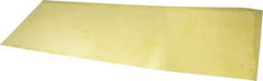 Alinabal - 2 Ft. Long x 8 Inch Wide x 0.01 Inch Thick, Shim Sheet Stock - Laminated Brass, 0.002 Inch Lamination Thickness - USA Tool & Supply