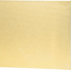 Alinabal - 2 Ft. Long x 8 Inch Wide x 0.016 Inch Thick, Shim Sheet Stock - Laminated Brass, 0.003 Inch Lamination Thickness - USA Tool & Supply