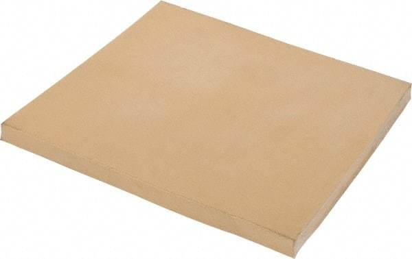 Made in USA - 24" Long, 12" Wide, Natural Gum Rubber Foam Sheet - 35 to 45 Durometer, Tan, -20 to 140°F, 3,000 psi Tensile Strength, Stock Length - USA Tool & Supply