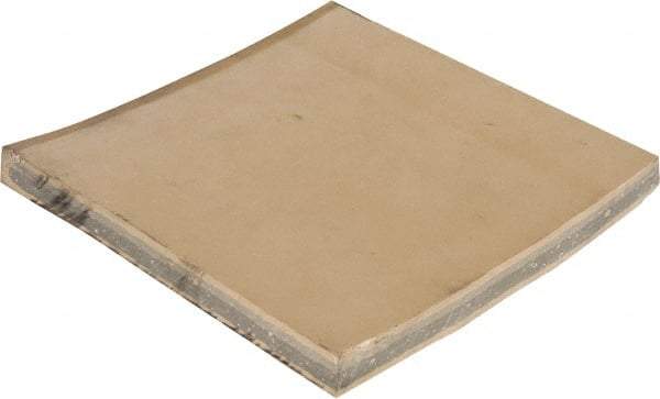 Made in USA - 12" Long, 12" Wide, Natural Gum Rubber Foam Sheet - 35 to 45 Durometer, Tan, -20 to 140°F, 3,000 psi Tensile Strength, Stock Length - USA Tool & Supply