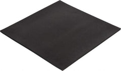 Made in USA - 12" Long, 12" Wide, Buna-N Rubber Foam Sheet - 35 to 45 Durometer, Black, -20 to 170°F, 800 psi Tensile Strength, Stock Length - USA Tool & Supply