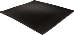 Made in USA - 12" Long, 12" Wide, Buna-N Rubber Foam Sheet - 50 to 60 Durometer, Black, -20 to 170°F, 900 psi Tensile Strength, Stock Length - USA Tool & Supply