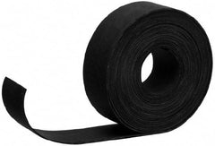 Made in USA - 3/8" Thick x 36" Wide Black Buna-N Rubber Roll - Cut to Length, Adhesive Back, 50 Shore A Durometer, 2,500 psi Tensile Strength, -20°F to 170°F - USA Tool & Supply